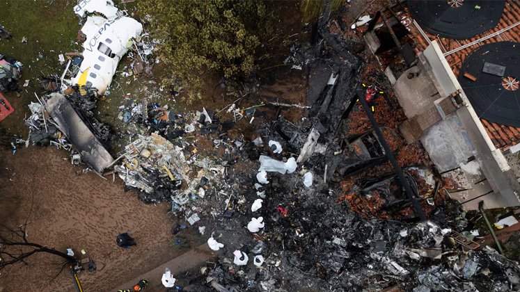 Avión accidentado en Brasil 