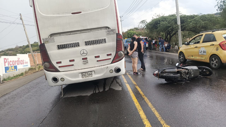 El accidente ocurrió en la vía que comunica a Cúcuta con El Zulia.