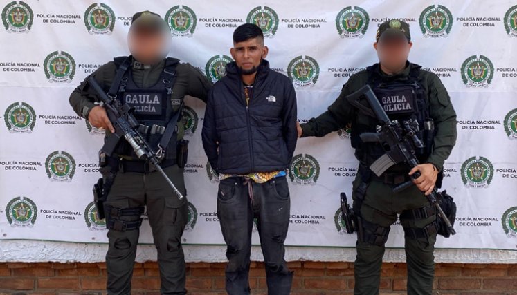 Captura miembro del Eln 