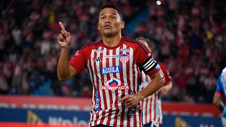 Carlos Bacca, delantero de Junior FC. 