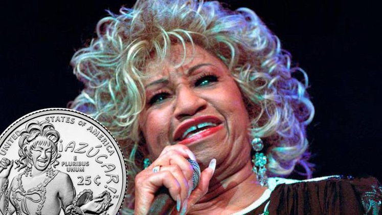 La moneda ya circula en los Estados Unidos. La comunidad latina celebra el homenaje a la cantante cubana.