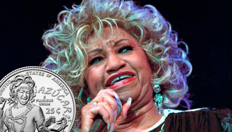 La moneda ya circula en los Estados Unidos. La comunidad latina celebra el homenaje a la cantante cubana.