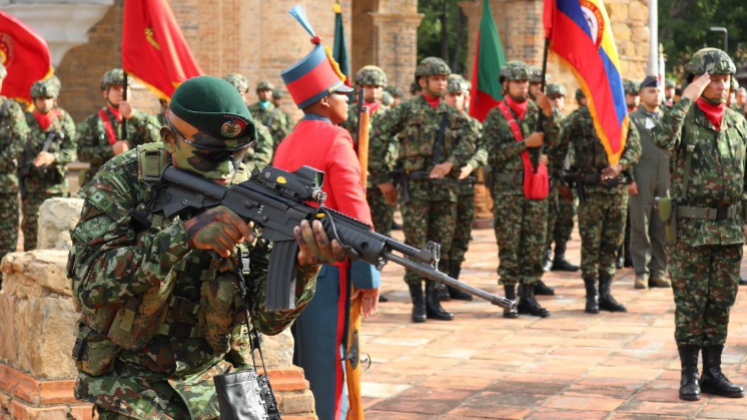 En Norte de Santander hace presencia la Trigésima Brigada y la Fuerza de Tarea Vulcano del Ejército Nacional. 