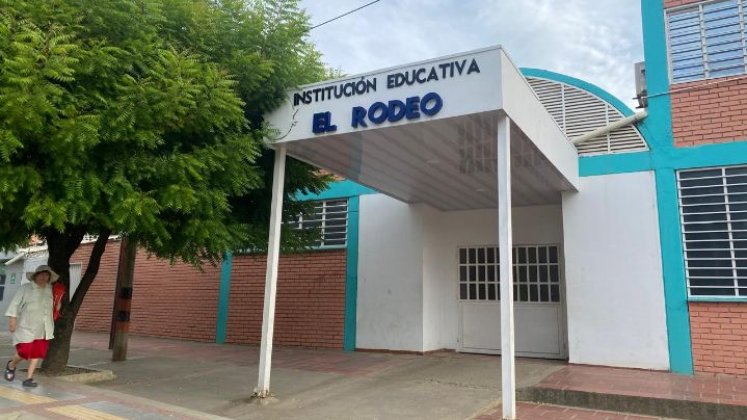 La institución educativa El Rodeo alberga a los niños de esa y otras zonas aledañas.