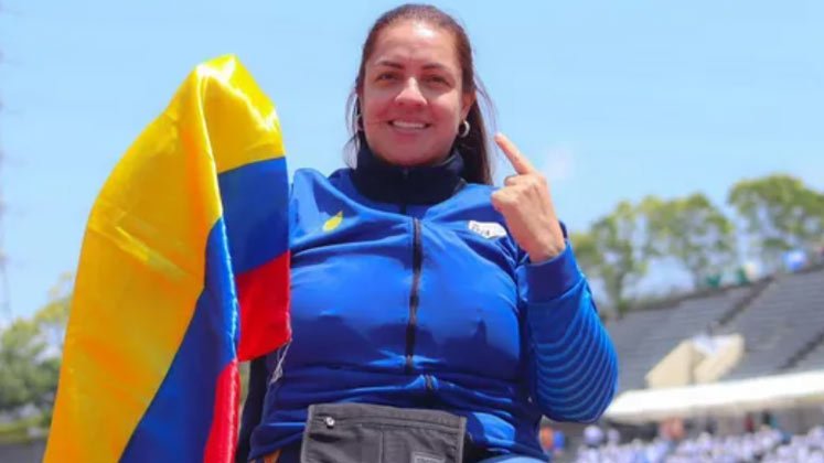 La paraatleta del Valle conquistó este viernes 30 de agosto el oro en el lanzamiento de disco F55.