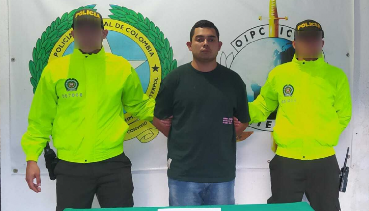 José Quintero fue capturado en la avenida Circunvalar, del barrio La Laguna de Ocaña.