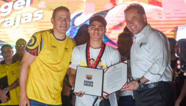 Ángel Barajas, Jorge Acevedo y William Villamizar 