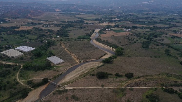 Corponor coordina con el Gobierno seccional el mantenimiento de la laguna de oxidación en el municipio de Ábrego./ Foto: Cortesía