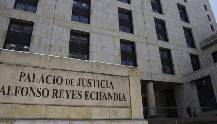 Los explosivos y la maqueta del Palacio de Justicia fueron hallados dentro de una vivienda en la localidad Ciudad Bolívar, al sur de Bogotá.