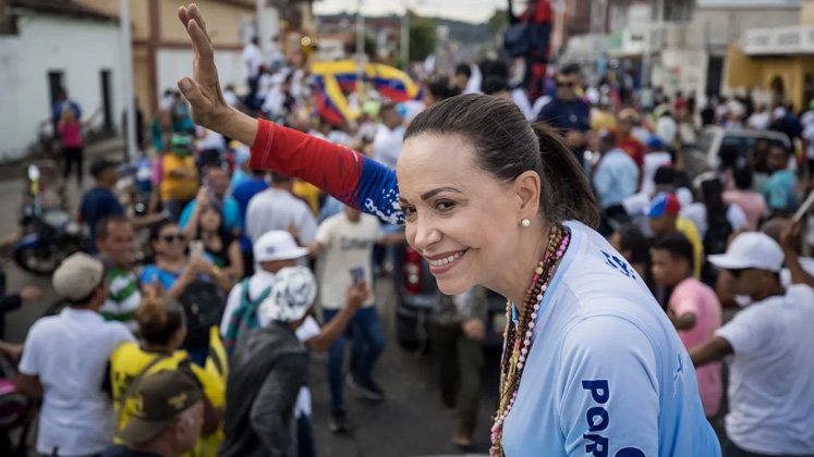 María Corina Machado, líder de la oposición