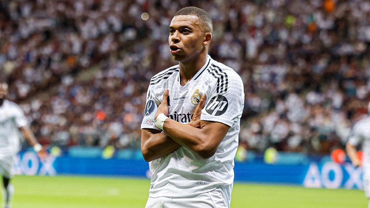 Mbappé, Real Madrid 2024. 