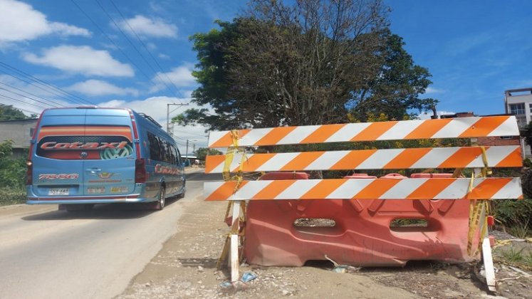 Los trabajos del muro de contención en el sector El Ramal no se ha construido debido a exigencias de una familia./ Foto: Javier Sarabia/La Opinión