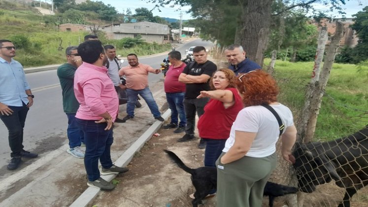 Los trabajos del muro de contención en el sector El Ramal no se ha construido debido a exigencias de una familia./ Foto: Javier Sarabia/La Opinión