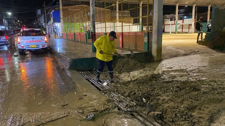 Las fuertes precipitaciones de los últimos días mantienen en alerta a los habitantes de esta zona del departamento./ Foto: Cortesía / La Opinión 