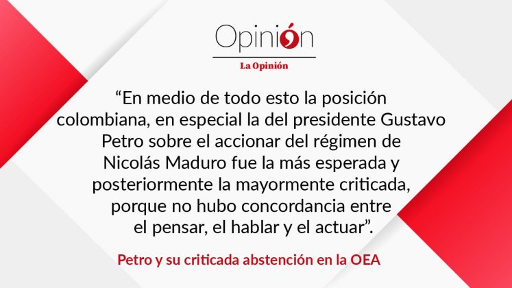 Petro y su criticada abstención en la OEA