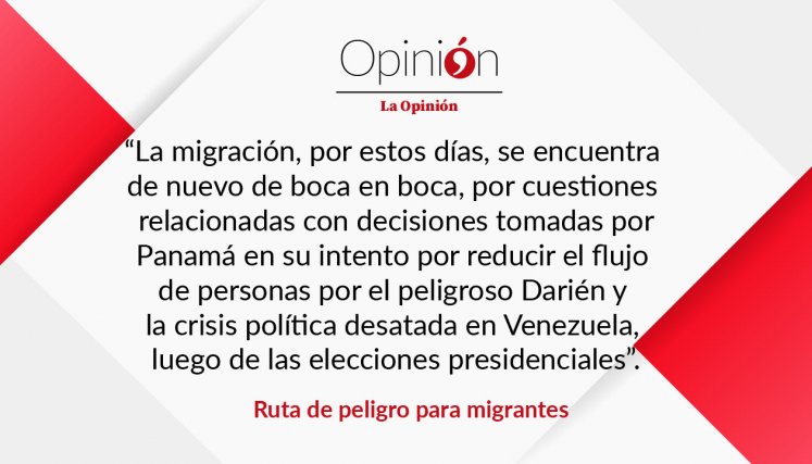 Ruta de peligro para migrantes