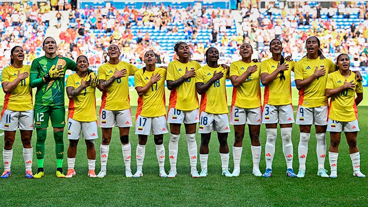 Selección Colombia femenina, París 2024. 