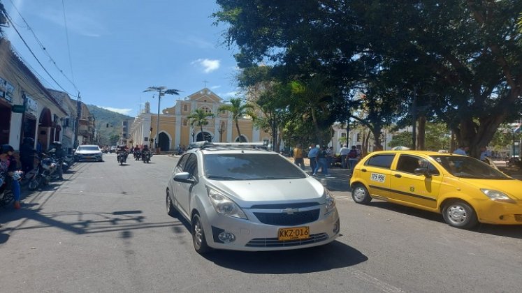 En Ocaña se adoptan medidas para mejorar el tráfico vehicular en el centro de la ciudad. /Foto: Cortesía La Opinión