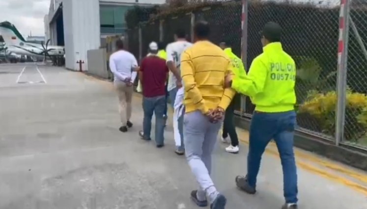 La Policía capturó a cuatro personas