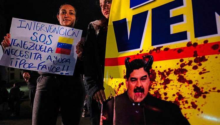 Las irregularidades en las elecciones presidenciales en Venezuela desataron una nueva crisis./ Foto AFP