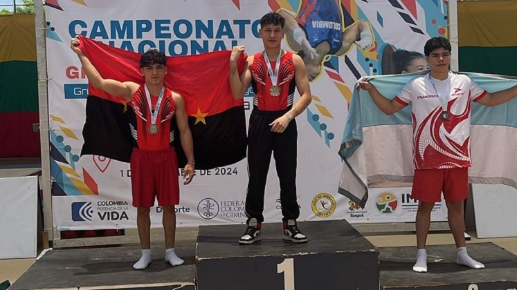 La gimnasia artística masculina de Norte de Santander ha tenido un gran año.