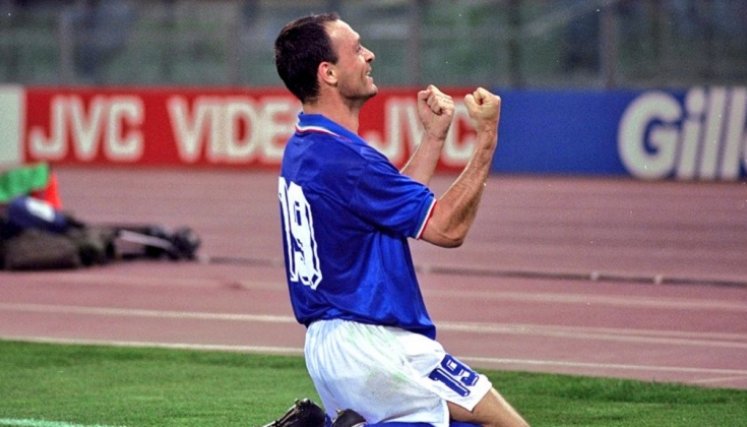 Salvatore Schillaci, goleador del Mundial 1990.