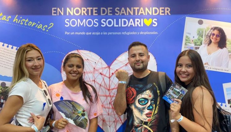 Acnur en la fliC. / Foto: Cortesía / La Opinión 