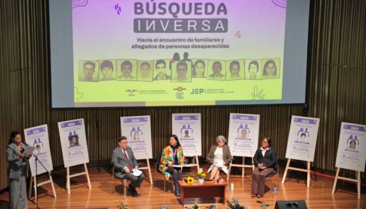 La 'Búsqueda Inversa' es una estrategia orientada a localizar a los familiares y allegados  de las víctimas de desaparición forzada en Colombia./Foto cortesía