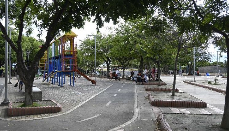 El barrio cuenta con varios escenarios a disposición de la comunidad. / Foto: Archivo.