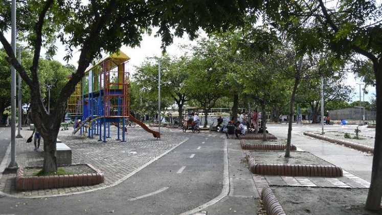 El barrio cuenta con varios escenarios a disposición de la comunidad. / Foto: Archivo.