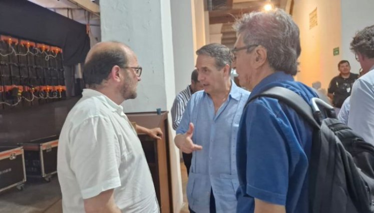 Humorista Daniel Samper Ospina (izquierda)/Foto cortesía
