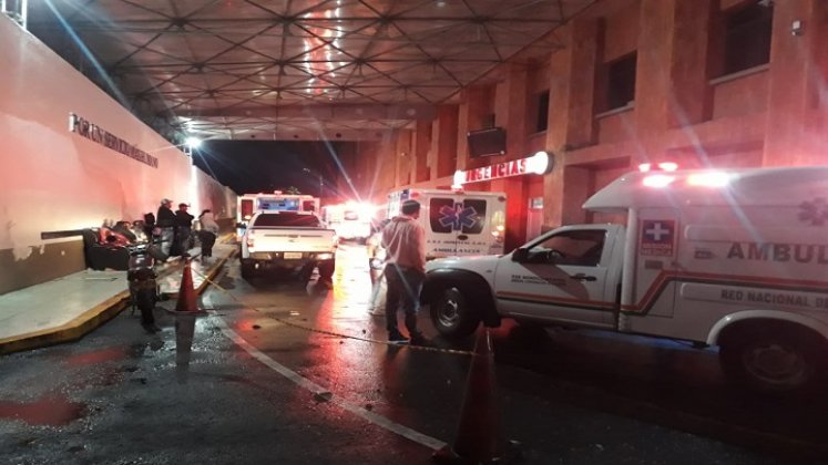 El hospital de Ocaña declaró la alerta amarilla para mitigar los riesgos del paro de transportadores. /Foto cortesía: La Opinión.