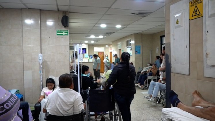 La sección de urgencias del hospital de Ocaña colapsa y se requiere la ampliación del centro asistencial. /Foto cortesía: la Opinión.