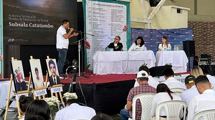 La justicia restaurativa llega hasta el municipio cafetero de la zona del Catatumbo, San Calixto, para mitigar el dolor de las víctimas de los ‘Falsos positivos’./ Foto Cortesía