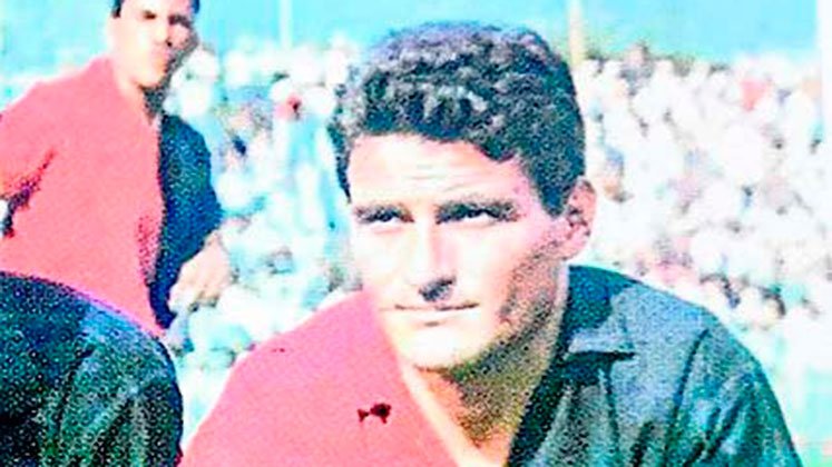 José Omar Verdún, goleador del Cúcuta Deportivo. 