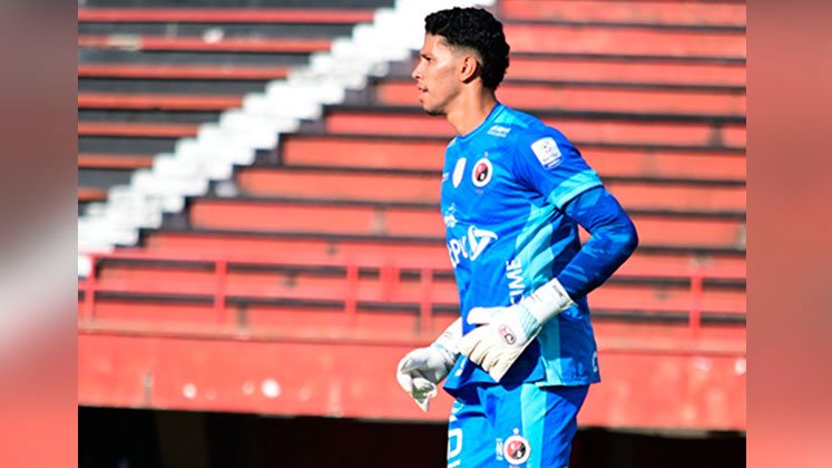 Juan David Ramírez, arquero del Cúcuta Deportivo. 