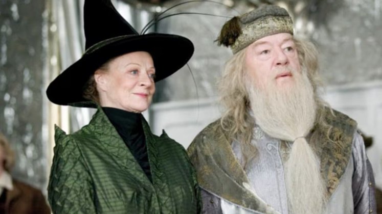 Michael Gambon, el inolvidable Dumbledore, y Maggie Smith, la firme McGonagall