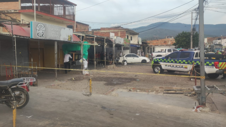 La víctima fue baleada en la calle 7, del barrio La Parada de Villa del Rosario.