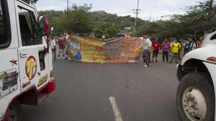 En las últimas semanas se han registrado protestas de diferentes comunidades por escasez de agua.