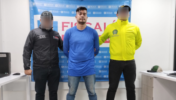 Juan Carlos López fue capturado en el barrio Viejo Escobal. 