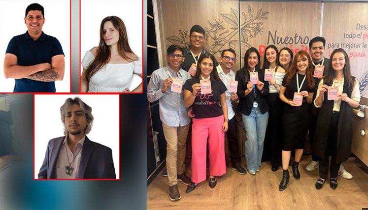 Erikson Rojas, Andrés Parra y Liz Garrido son los creadores Softwow. / Fotos Cortesía
