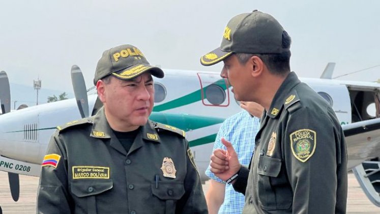 El brigadier general Marco Aurelio Bolívar (izquierda) está en Cúcuta para implementar el nuevo sistema penal de militares/Foto Cortesía