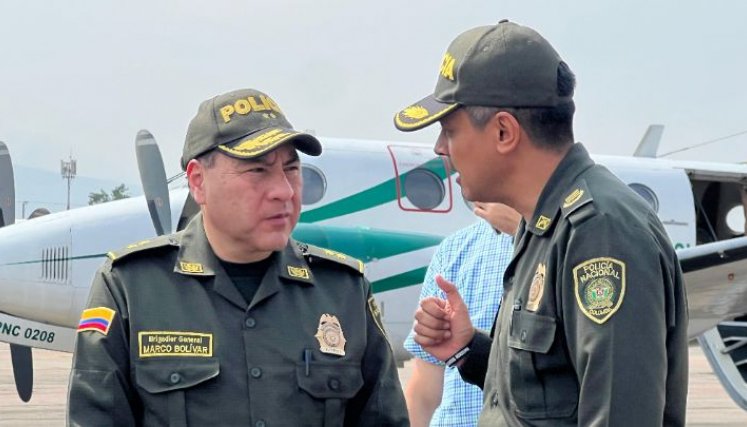 El brigadier general Marco Aurelio Bolívar (izquierda) está en Cúcuta para implementar el nuevo sistema penal de militares/Foto Cortesía