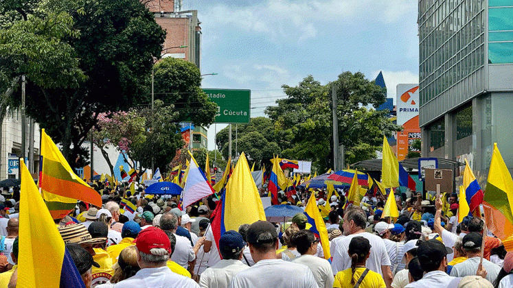 marchas contra el Gobierno de Petro