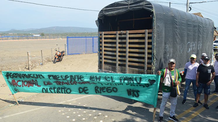 Paro camionero en Norte de Santander. / Foto: Laura Serrano