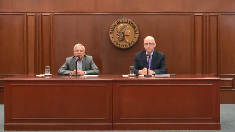 Ricardo Bonilla, ministro de Hacienda, y Leonardo Villar, gerente del Banco de la República. / Foto Cortesía