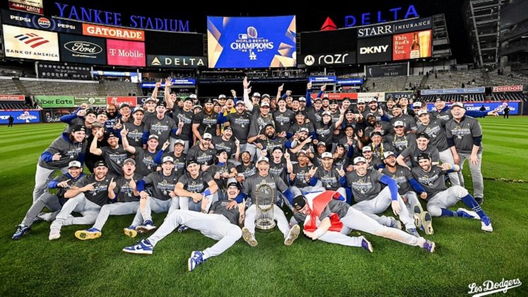 Los Dodgers de los Ángeles dominaron la Serie ante los Yanquis.