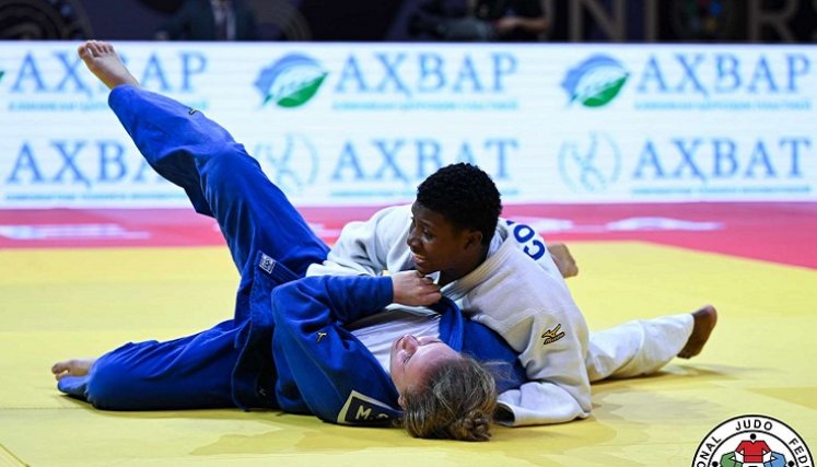 Brenda Olaya, en el combate final frente a la alemana Mathilda Niemeyer.