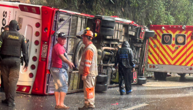 El siniestro vial se registró a escasos metros del sector La Honda.
