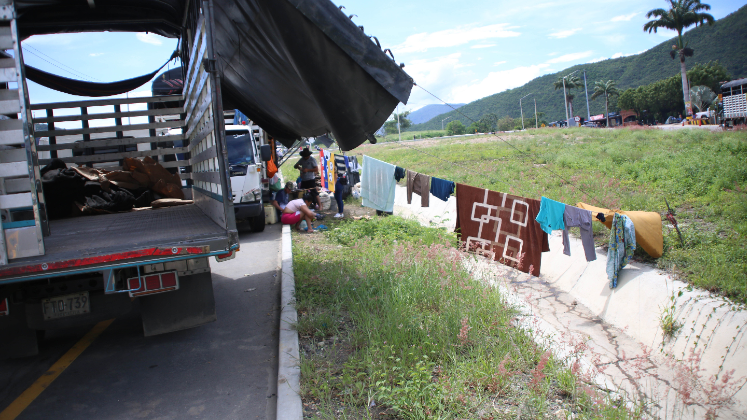 Campesinos dice que estan preparados para soportar el tiempo que sea necesario.